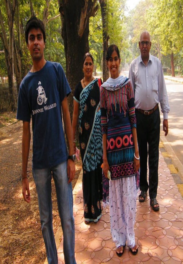 Jeetu with his family